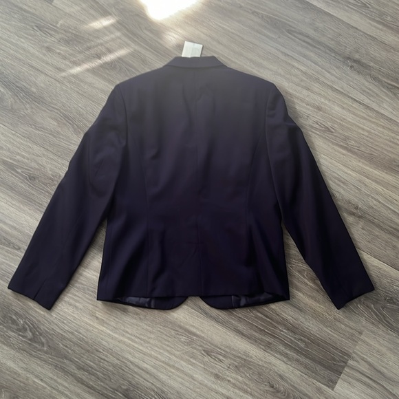 Talbots Women’s Business Classic Wool Casual Navy Dressy Blazer Jacket Size 12 - Picture 2 of 9